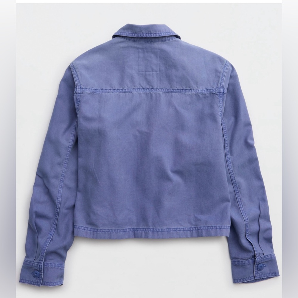 AERIE Cropped Chore Jacket - Picture 5 of 6